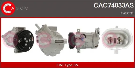 Compressor, air conditioning (CAC74033AS)