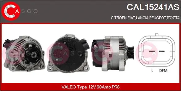Alternator (CAL15241AS)