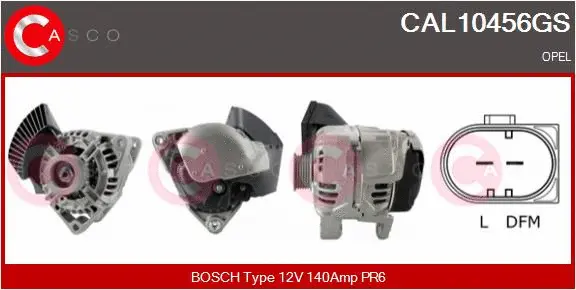 Alternator (CAL10456GS)