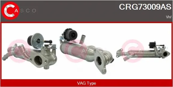 Cooler, exhaust gas recirculation (CRG73009AS)