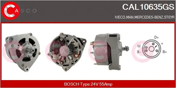Alternator (CAL10635GS)