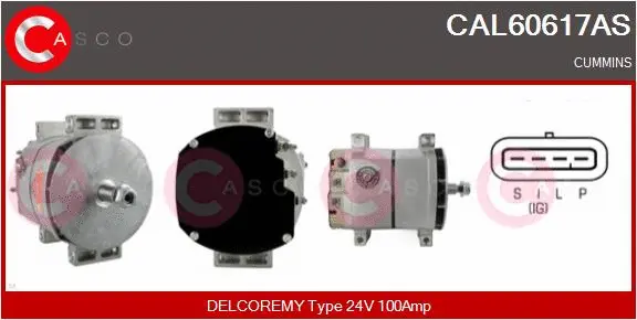 Alternator (CAL60617AS)