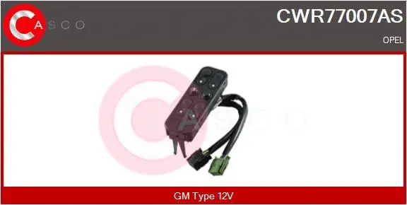 Switch, window regulator (CWR77007AS)