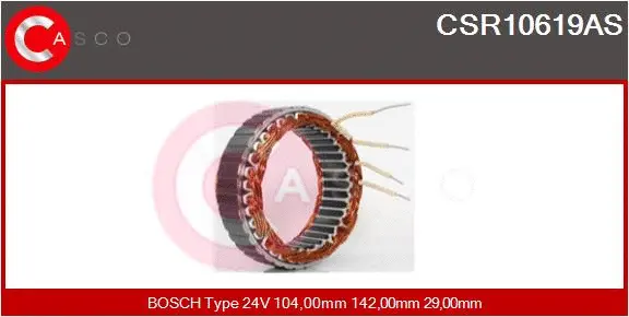 Stator, alternator (CSR10619AS)