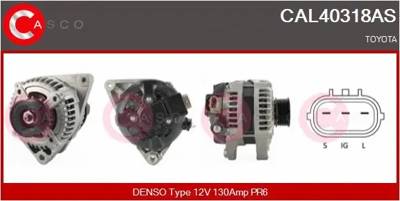 Alternator (CAL40318AS)