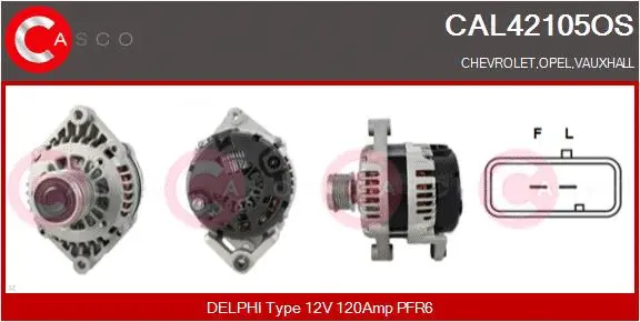 Alternator (CAL42105OS)