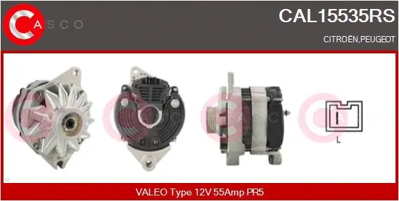 Alternator (CAL15535RS)