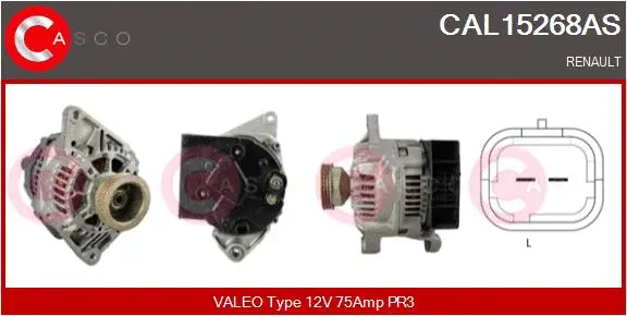 Alternator (CAL15268AS)