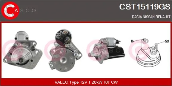 Starter (CST15119GS)
