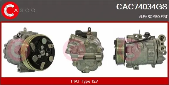 Compressor, air conditioning (CAC74034GS)