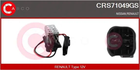 Resistor, interior blower (CRS71049GS)