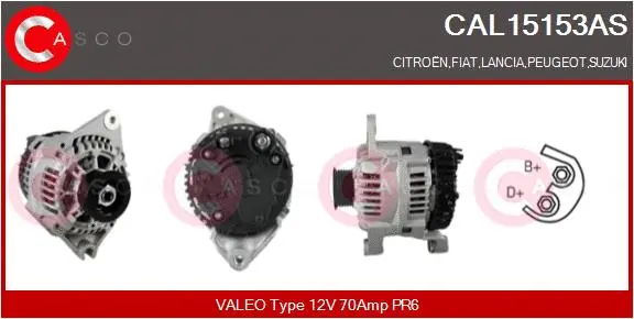 Alternator (CAL15153AS)