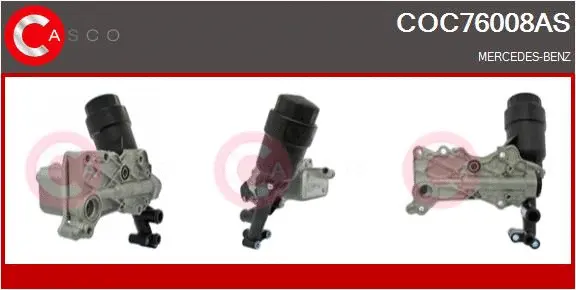 Oil Cooler, engine oil (COC76008AS)