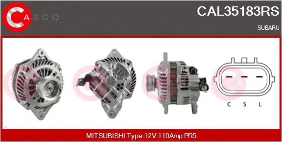 Alternator (CAL35183RS)