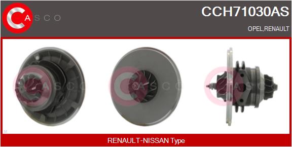 Core assembly, turbocharger (CCH71030AS)