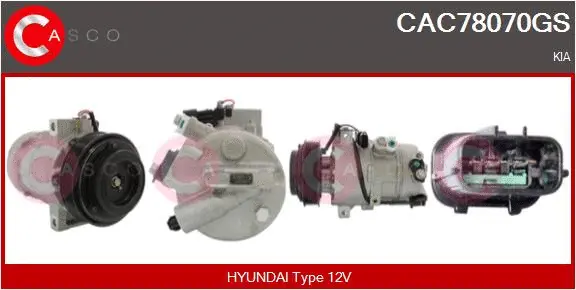 Compressor, air conditioning (CAC78070GS)