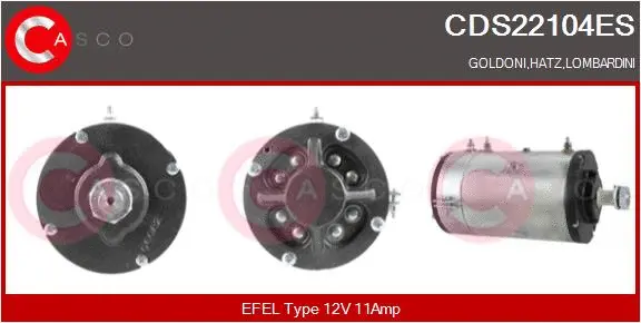 Alternator, starter (CDS22104ES)