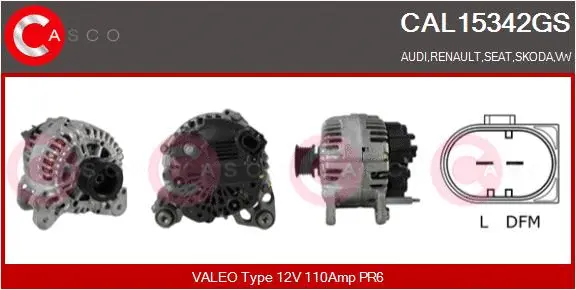 Alternator (CAL15342GS)