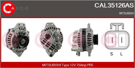 Alternator (CAL35126AS)