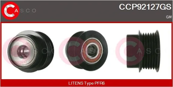 Belt Pulley, alternator (CCP92127GS)