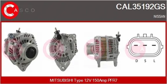 Alternator (CAL35192GS)
