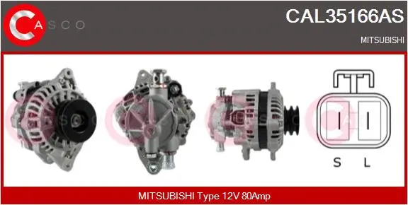 Alternator (CAL35166AS)