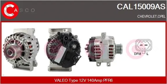 Alternator (CAL15009AS)