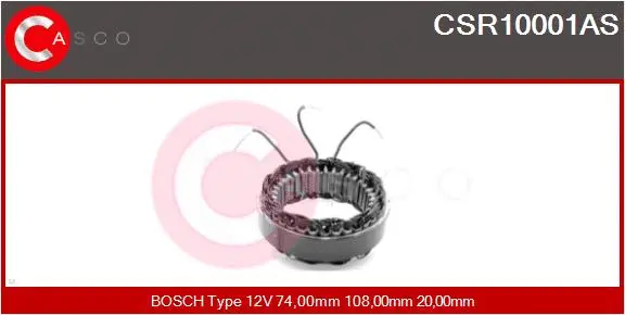 Stator, alternator (CSR10001AS)