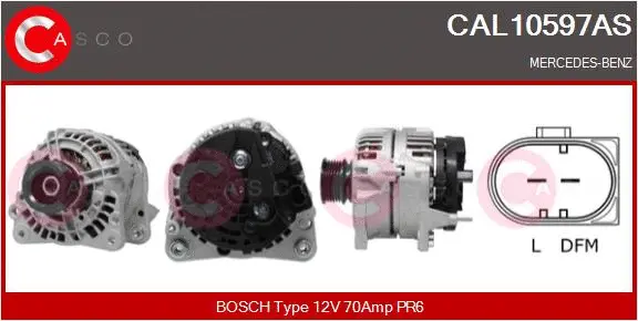 Alternator (CAL10597AS)
