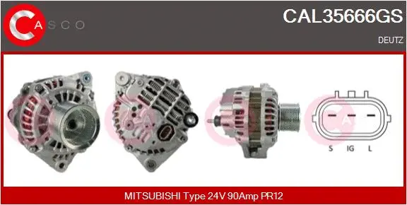 Alternator (CAL35666GS)