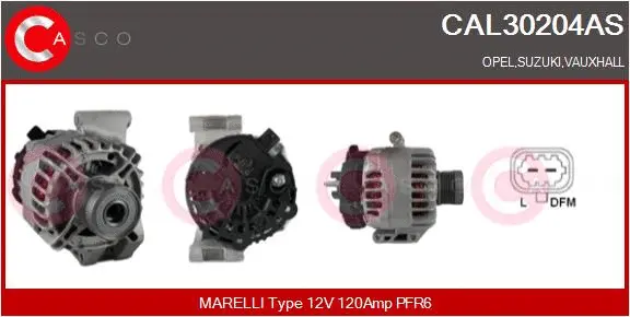 Alternator (CAL30204AS)