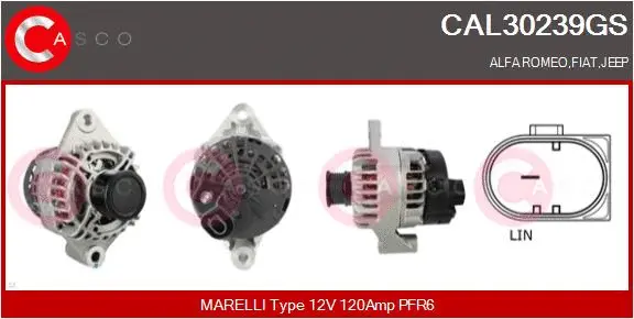 Alternator (CAL30239GS)