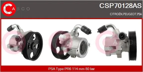 Hydraulic Pump, steering (CSP70128AS)