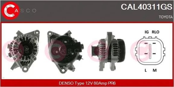 Alternator (CAL40311GS)