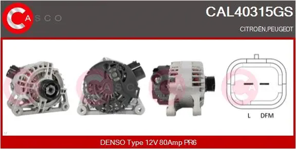 Alternator (CAL40315GS)