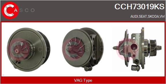 Core assembly, turbocharger (CCH73019KS)