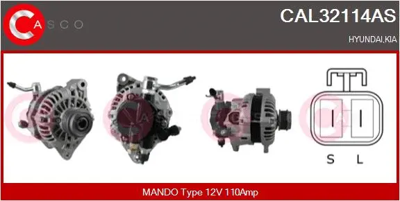 Alternator (CAL32114AS)
