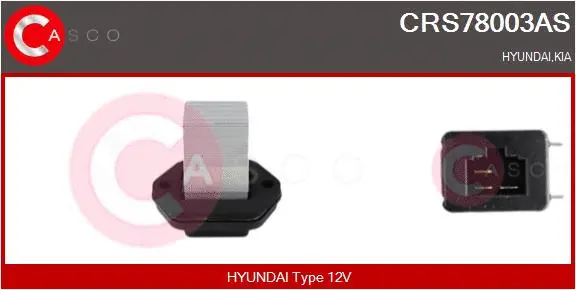 Resistor, interior blower (CRS78003AS)