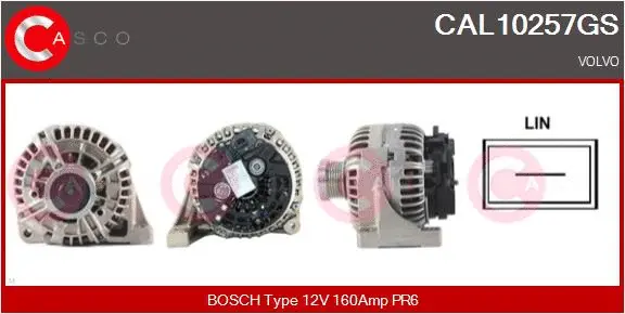 Alternator (CAL10257GS)