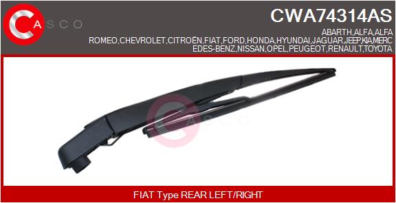 Wiper Arm, window cleaning (CWA74314AS)