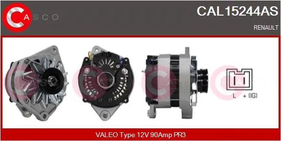 Alternator (CAL15244AS)