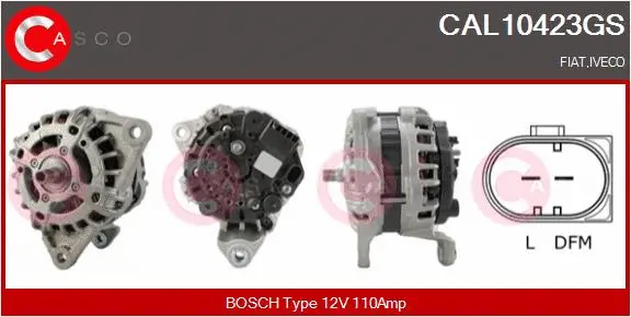 Alternator (CAL10423GS)