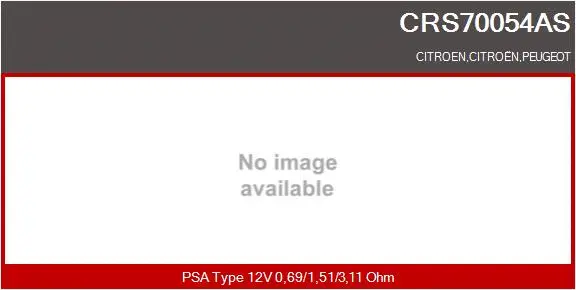 Resistor, interior blower (CRS70054AS)