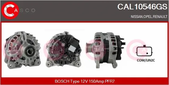 Alternator (CAL10546GS)