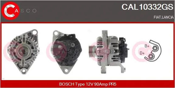 Alternator (CAL10332GS)