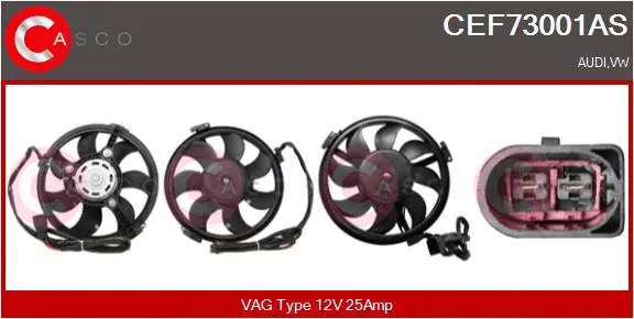Electric Motor, radiator fan (CEF73001AS)