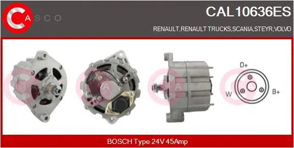 Alternator (CAL10636ES)