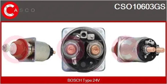Solenoid Switch, starter (CSO10603GS)