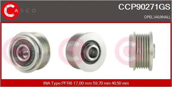 Belt Pulley, alternator (CCP90271GS)
