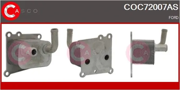 Oil Cooler, engine oil (COC72007AS)